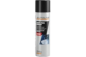 AUTOLIVE GROUP AUTOLIVE Spray Antivaho 250 ml – Limpiador de Lunas y Parabrisas de Coche – Prevención de Vaho y Condensación en Cristales Interiores – Anti-Fog para Máxima Visibilidad