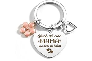 BOMEON Muttertagsgeschenk Schlüsselanhänger Geschenke für Frauen Geschenke für Mama Geburtstagsgeschenk für Mama Personalisierte Geschenke Frauen Geschenk Mama Geburtstag Mama Geschenk