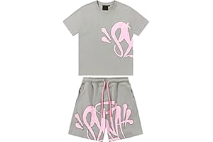 CEWIFO Syna World Tuta Corta - Completi Sportivi Uomo Estivi Tute da Fitness Maniche Corte Pantaloncini T-Shirt da Ginnastica Uomo per Jogging Fitness 2025