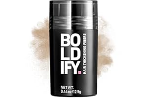 BOLDIFY Hair Fibres (12.5g) - Fill In Thinning and Fine Hair for an Instantly Fuller, Thicker Look - 14 Shades for Women and Men - Medium Blonde