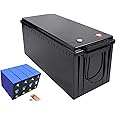 WILLQ 25.6V Lithium Battery 24V 50Ah 100Ah 200Ah LiFePO4 Battery Max. 1280W/2560W/5120W Power Built in 50A/100A BMS for RV, Marine, Trolling Motor, Solar,24v100ah