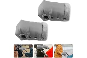 SKJJL guantes carro bebe invierno, guantes para carro bebe, Guantes de Silla de paseo negro de invierno tamaño universal para cochecito de bebé impermeable regalo para niños pequeños para nuevas