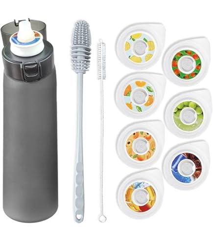 Gourde D'eau Aromatisée Gourde Air Up Bouteille D'eau Parfumu00e9e Fruits 7 Dosettes De Saveur Pods Gourde Air Up Avec Pods De Gout