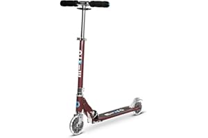 Micro Kickboard - Sprite LED - Scooter a 2 ruote dai 6 anni in su per adolescenti, pieghevole da trasportare, leggero, portatile con ruote luminose attivate dal movimento