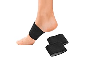 Dibotell Plantar Fasciitis Linderung,Schmerzbandage für Fußgewölbe,Verstellbare Kompressions-Einsätze für flache Füße,Plantarfasziitis,Fersensporn,Schmerzlinderung 42-48 EU (27-30.5cm) (A)