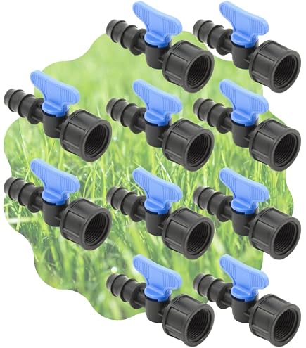 10 Raccordi A T In PVC Ad Angolo Retto Per Irrigazione A Goccia, Diametro 20 Mm, Connettori A 3 Vie Per Sistemi Idrici