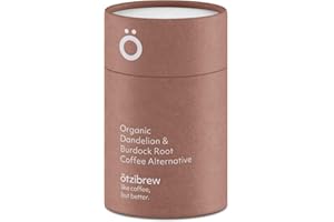 OTZIBREW ötzibrew *Original Recipe* Natural Organic Dandelion & Burdock Root Coffee Alternative Drink Gut Friendly High Fibre Caffeine Free Coffee De-caff - 50+ Servings, Caffeine, Dairy & Gluten Free, (160g)