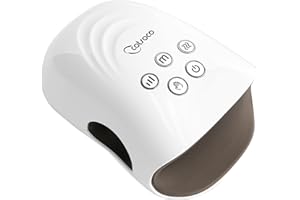 cotsoco Hand Massager for Arthritis and Carpal Tunnel with Heat and Compression, Gifts for Mom,Birthday Gifts for Women, White