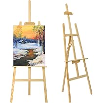 Support de Chevalet d'artiste, Chevalet de Peinture à Hauteur Réglable Support de Chevalet d'artiste, Chevalet de Peinture à Hauteur Réglable