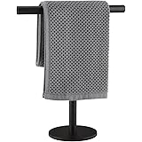 Amazon Brand - Umi Toallero de pie en forma de T con base de ...