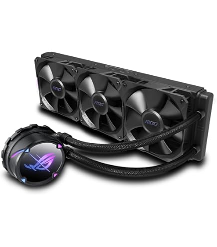 ASUS ROG Strix LC III 360 ARGB Bianco - Dissipatore A Liquido CPU Con Pompa Asetek Gen7, Ventole ARGB