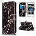 Produktbild Huawei P8 Lite (2015) Lederhülle mit Muster, Docrax Handy Hülle Leder Klappbar Brieftasche Schutzhülle mit Kartenfach Magnetisch Stoßfest Handyhülle Flip Case für Huawei P8Lite - DOYHU40293 #4