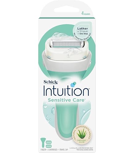 Foaminf Razor Cartridge Refills Schick Intuition Aloe Vera & Vitamin E Foaming Razor ...