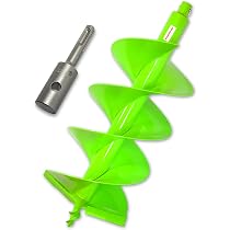 WERHE Profi Erdbohrer 300 Mm – Starker Stahl Mit SDS Max Adapter Für Bohrmaschinen