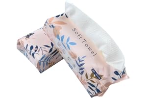 EMOVERY 7.9x7.9inch Soft/Dry Cotton Wipes towel; Ultra Soft Baby Care Tissue Towel, Absorbent Wipe for Face Eye Makeup Remover and Nail Polish，Wet/Dry Disposable Use Cleaning Face Wipes(2Packs) (Pink)