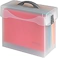 Djois Variobox, Jalema 1548500, Lightweight Suspension File Box with lid, Including 5 Coloured Atlanta Suspension Files Euroflex A4, 363 x 330 x 170 mm, 1546500