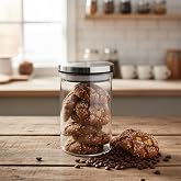 Deconox 450ml Vacuum Metal Lid Borosilicate Glass Jar (8.5cm*12cm) 1 Piece