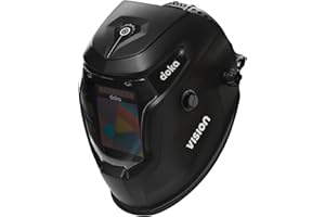 DOKA Careta Soldar Automatica 103x90 mm DIN 16 DIN 3/4-8/9-13 Real Color Mascara Soldar Mascara Soldar Automatica Mascara Soldar Mascara de Soldar MMA|MIG|mag|TIG|ARC Careta de Soldar Careta VISION10