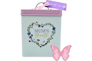 RAINBOW GIFTS INTERNATIONAL Mums Biscuit Tin - Fill with her Favourite Sweets, Chocolate or Savoury Treats - Hamper