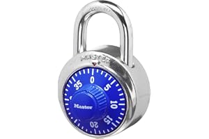 Kombinationslås för gymskåp – Master Lock Locker kombinationslås – blått – det perfekta kombinationslåset för skol-/gymskåp s