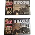 Maxell XLII-S 90 Minutes High Bias Cassette Tape (2 Pack)