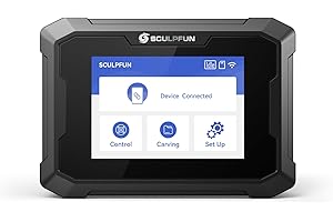 SCULPFUN TS1 Touch Screen, Offline Engraving Control Terminal for Sculpfun S9 S10 S30 iCube Series Laser Engraving Machine, WiFi Connection, Real Time Slicing Function, Application with the SCULPFUN