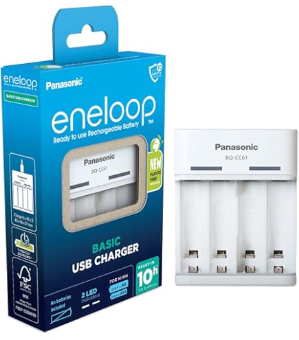 Chargeur Eneloop Smart 8 AA AAA Chargeur Panasonic Eneloop Smart 8 - Pour 1-8 Piles AA/AAA - Charge En 5h - 9 Sécurités Chargeur Panasonic AA AAA