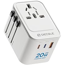 Adattatore Da Viaggio Mercury Da UK A Europa Con Doppia Porta USB – 13A, 2400mA