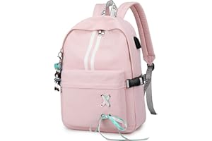 FANDARE Podświetlany plecak szkolny, tornistry, nastolatki, plecak szkolny, wypoczynek, dziewczyny, torby podróżne, z USB, kobiety, wielokolorowy, plecak dla dzieci, plecak dzienny, wodoodporny