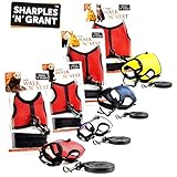Ajustable. Arnés de arnés para conejos, hurones, ratas, cobayas, gatos, de Small n Furry Walk N