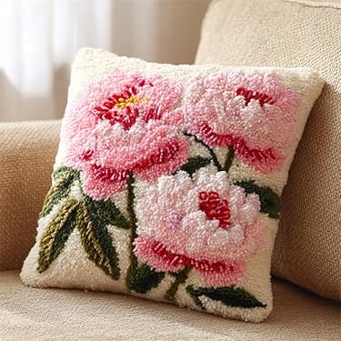 Kikumi Knüpfset Weihnachtsbaum - DIY Häkel Set Für Tassenuntersetzer