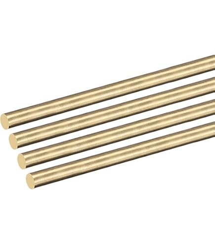 Tige En Laiton 4 Mm De Diamètre - Longueur 100, 200, 330, 500 Mm - Pour Modélisme, Bricolage, Artisanat