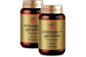 Obire | Chitosán y HCA | Garcinia 450 mg | Extracto Seco 100 Cápsulas | Pack 2 Unidades | Bienestar General