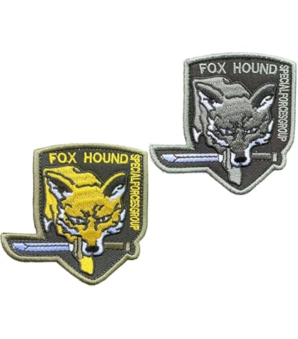 Metal Gear Solid 5: The Phantom Pain Outer Heaven Sew-On Iron-On Patch Appliqué, New Set of 2 by ONEKOOL