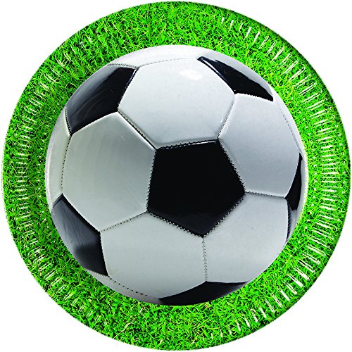 52-teiliges Party-Set Fußball Party – Teller Becher Servietten für 16 Personen - 2