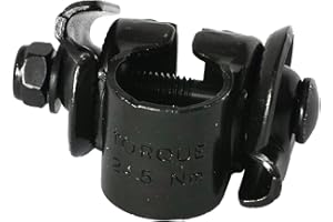 SELLE MONTEGRAPPA Morsetto In Acciaio Per Tutte Le Selle Con Tubi Di Montaggio. Nero. Made in Italy