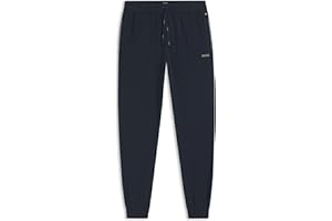 BOSS Hommes Mix&Match Pants Bas de survêtement en Coton Stretch à Logo brodé