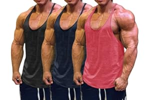 Muscle Cmdr Canotte Uomo Palestra,Canotte Bodybuilding Stringer, T-Shirt Fitness, Sportivo Tank Top