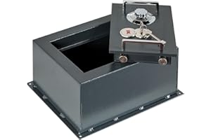 Fac 4386 Sejf Podłogowy, Czarny/Srebrny, ‎37.5 x 31 x 27.6 cm; 11 kg, 1 Sztuka