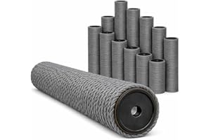 eyepower 9.2 cm Thick: 50 cm Cat Scratching Post Replacement Grey - M8 Thread - Durable Sisal Column with Stable Core - Scratch Tree Pole for Cats Furniture Repair - Long Lasting Natural Sisal Rope