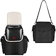 Zitel Carrying Case Portable Tote Bag Travelling Case Compatible with JBL Partybox Encore Essential Portable Bluetooth Party Speaker (Speaker not Included) - Black