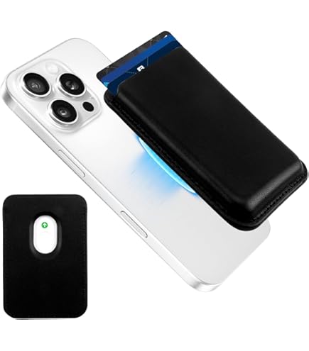 Satechi Porte-cartes En Cuir Vegan Avec MagSafe - Noir
