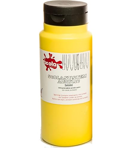 Scola System White Acrylic Paint Set - 10 Pack (ACRS500/10/A) For Sale