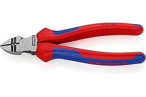 Knipex Diagonal Insulation Stripper black atramentized, with multi-component grips 160 mm (self-service card/blister) 14 22 160 SB