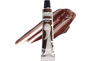 ‎ANDMETICS andmetics Augenbrauen und Wimpernfarbe dunkelbraun | professionelle Farbe für ein intensives und langanhaltendes Ergebnis | ohne unerwünschten Rotstich | 20 ml Inhalt für zirka 40 Anwendungen