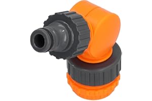 Plastikowe Złącze łokciowe Węża Kranu, Szybkozłącze Obrotowe o 180 Stopni do Nawadniania Ogrodu, Trzy Rozmiary