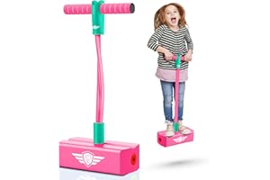 Toyzey Jouet Fille 3 4 5 6 7 8 9 10 11 12 Ans,Ballon Sauteur Jeu Enfant 3-8 Ans Pogo Stick, 8-12 Ans Cadeau Anniversaire ,Amusant Garcon Fille 3-12 Ans