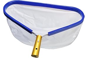 BSEICAL Pool Kescher, Teichkescher Feinmaschig Algen, Professionellen Poolkescher, Poolkescher Feinmaschig, Pool Zubehör Poolreinigung Bodenkescher Mit Aluminiumrahmen, Schwimmbad Skimmer Netz