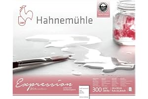 HAHNEMÜHLE Hahnemuhle Blocco per Acquerello, Bianco, large