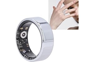 JECTSE Smart Ring Health Tracker, IP68 Résistant à l'eau Plusieurs Modes de Sport, Compteur de Pas, Suivi des Calories, Anneau de Suivi de la Forme Physique pour Le Sport, (8#)